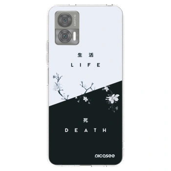 Picasee silikonski prozorni ovitek za Motorola Edge 30 Neo - Life - Death