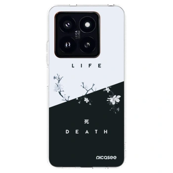 Picasee silikonski prozorni ovitek za Xiaomi 14 Pro - Life - Death