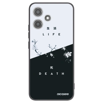 Picasee silikonski črni ovitek za Xiaomi Redmi 12 5G - Life - Death
