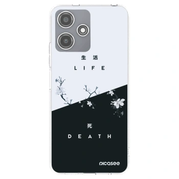 Picasee silikonski prozorni ovitek za Xiaomi Redmi 12 5G - Life - Death