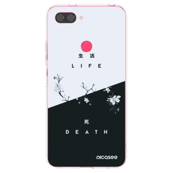 Picasee silikonski prozorni ovitek za Xiaomi Mi 8 Lite - Life - Death