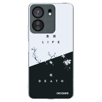 Picasee silikonski prozorni ovitek za Xiaomi Redmi 13C 4G - Life - Death