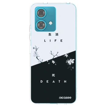 Picasee silikonski prozorni ovitek za Motorola Edge 40 Neo - Life - Death