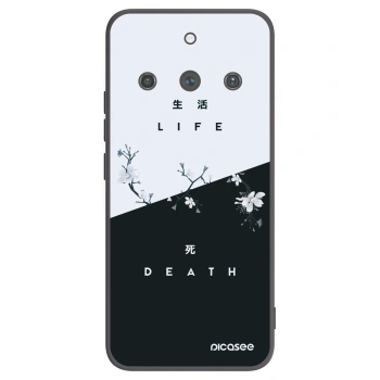 Picasee silikonski črni ovitek za Realme 11 Pro+ - Life - Death