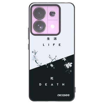 Picasee silikonski črni ovitek za Xiaomi Redmi Note 13 Pro 5G - Life - Death