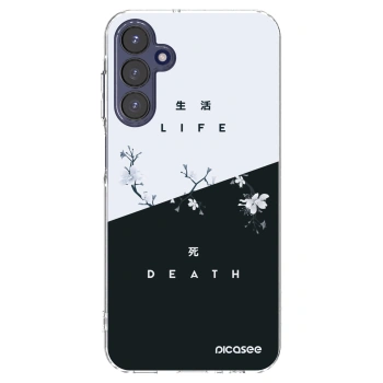 Picasee silikonski prozorni ovitek za Samsung Galaxy A15 A155F 4G - Life - Death