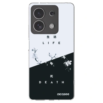 Picasee silikonski prozorni ovitek za Xiaomi Redmi Note 13 4G - Life - Death
