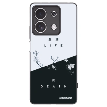 Picasee silikonski črni ovitek za Xiaomi Redmi Note 13 4G - Life - Death
