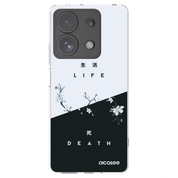 Picasee silikonski prozorni ovitek za Xiaomi Redmi Note 13 Pro 4G - Life - Death