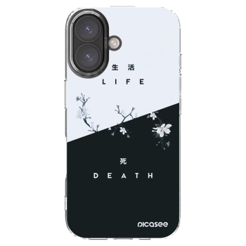 Picasee silikonski prozorni ovitek za Apple iPhone 16 - Life - Death