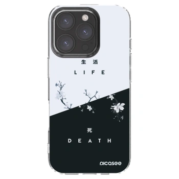 Picasee silikonski prozorni ovitek za Apple iPhone 16 Pro - Life - Death