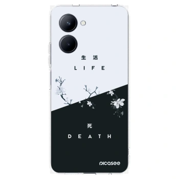 Picasee silikonski prozorni ovitek za Realme C33 (2023) - Life - Death