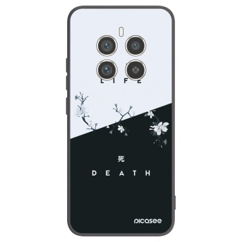 Picasee silikonski črni ovitek za Realme 12 Pro 5G - Life - Death