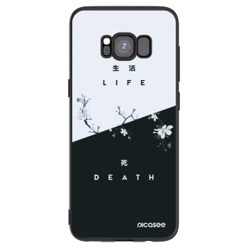 Picasee silikonski črni ovitek za Samsung Galaxy S8 G950F - Life - Death