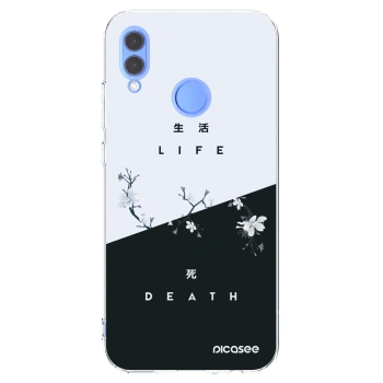 Picasee silikonski prozorni ovitek za Honor 10 Lite - Life - Death