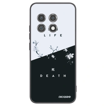 Picasee silikonski črni ovitek za OnePlus 11 5G - Life - Death