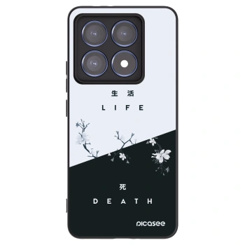 Picasee silikonski črni ovitek za Xiaomi 14T Pro - Life - Death