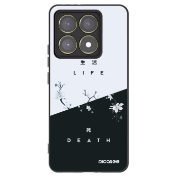 Picasee silikonski črni ovitek za Xiaomi 14T - Life - Death