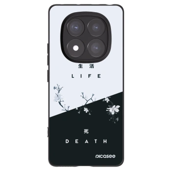 Picasee silikonski črni ovitek za Xiaomi Redmi Note 14 Pro+ 5G - Life - Death