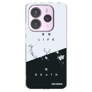 Picasee silikonski prozorni ovitek za Xiaomi Redmi Note 14 5G - Life - Death