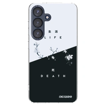 Picasee silikonski prozorni ovitek za Samsung Galaxy S25 5G - Life - Death