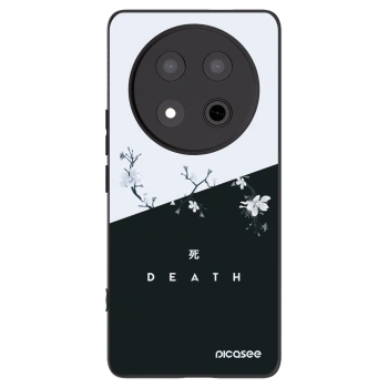 Picasee silikonski črni ovitek za Honor Magic7 Lite 5G - Life - Death
