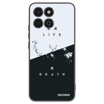 Picasee silikonski črni ovitek za Honor 200 Smart 5G - Life - Death