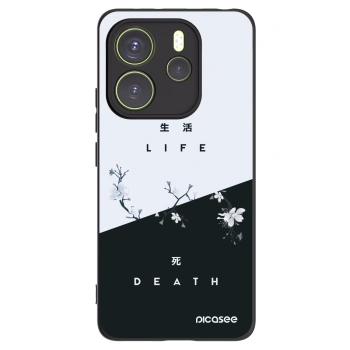Picasee silikonski črni ovitek za Xiaomi Redmi Note 14 4G - Life - Death