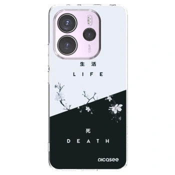 Picasee silikonski prozorni ovitek za Xiaomi Redmi Note 14 4G - Life - Death