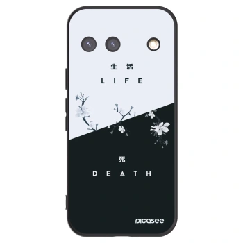 Picasee silikonski črni ovitek za Google Pixel 9 - Life - Death
