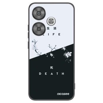 Picasee silikonski črni ovitek za Xiaomi Poco F6 - Life - Death