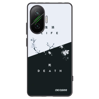 Picasee silikonski črni ovitek za Xiaomi Poco F7 Pro 5G - Life - Death