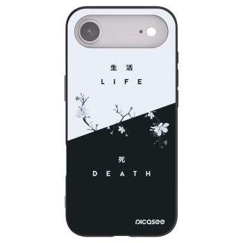 Picasee silikonski črni ovitek za Apple iPhone Air - Life - Death
