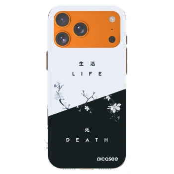 Picasee silikonski prozorni ovitek za Apple iPhone 17 Pro Max - Life - Death