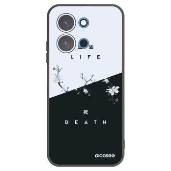 Picasee silikonski črni ovitek za Xiaomi Redmi 15C 4G - Life - Death