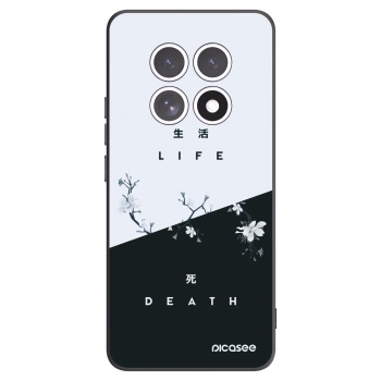 Picasee silikonski črni ovitek za Xiaomi Redmi Note 15 - Life - Death