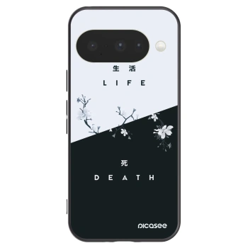 Picasee silikonski črni ovitek za Google Pixel 10 - Life - Death