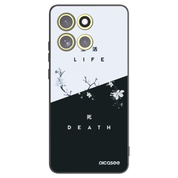 Picasee silikonski črni ovitek za Motorola Moto G86 Power 5G - Life - Death