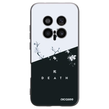 Picasee silikonski črni ovitek za Honor Magic8 Pro 5G - Life - Death