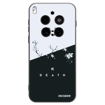Picasee silikonski črni ovitek za Vivo X300 Pro - Life - Death