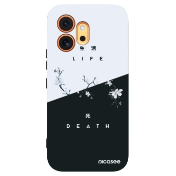 Picasee silikonski črni ovitek za Honor 600 - Life - Death