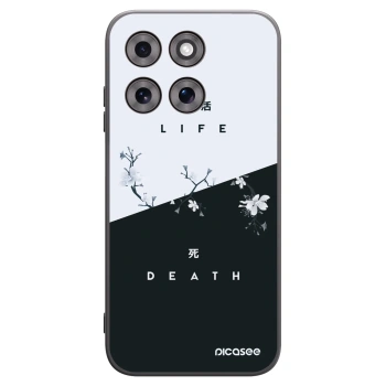 Picasee silikonski črni ovitek za Motorola Moto G77 - Life - Death