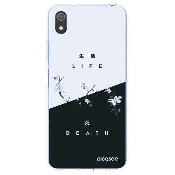 Picasee silikonski prozorni ovitek za Xiaomi Redmi 7A - Life - Death