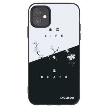 Picasee silikonski črni ovitek za Apple iPhone 11 - Life - Death