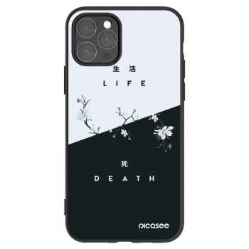 Picasee silikonski črni ovitek za Apple iPhone 11 Pro - Life - Death