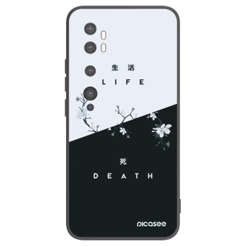 Picasee silikonski črni ovitek za Xiaomi Mi Note 10 (Pro) - Life - Death