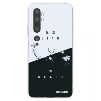 Picasee silikonski prozorni ovitek za Xiaomi Mi Note 10 (Pro) - Life - Death
