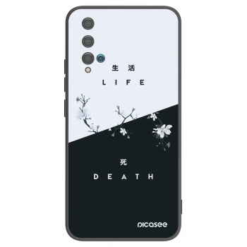 Picasee silikonski črni ovitek za Huawei Nova 5T - Life - Death