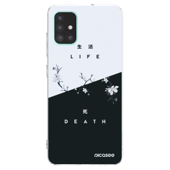 Picasee silikonski prozorni ovitek za Samsung Galaxy A51 A515F - Life - Death