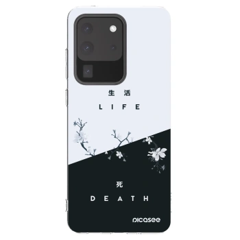 Picasee silikonski prozorni ovitek za Samsung Galaxy S20 Ultra 5G G988F - Life - Death